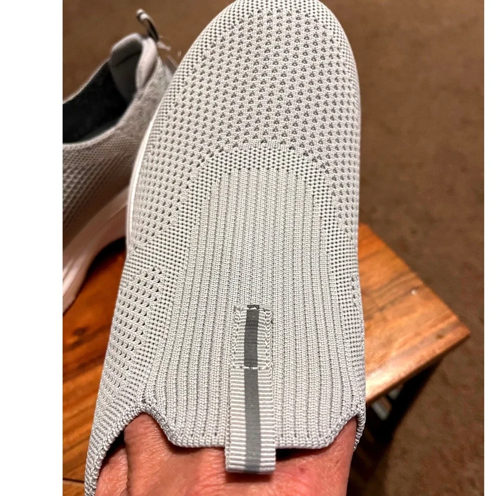 PolarPals Women's Gray‎ Slip On Knit Comfort Sneakers Size EU40/US 9.5 NWB